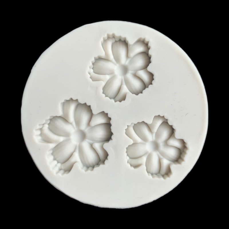 Mini hoja de la flor pétalo vena modelado molde silicona DIY chocolate fondant cake Decoración