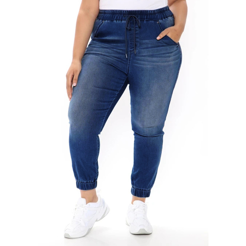 Femmes Du Quotidien Style Classique Vêtement De Rue Couleur Unie Toute La Longueur Lavé Jeans display picture 6