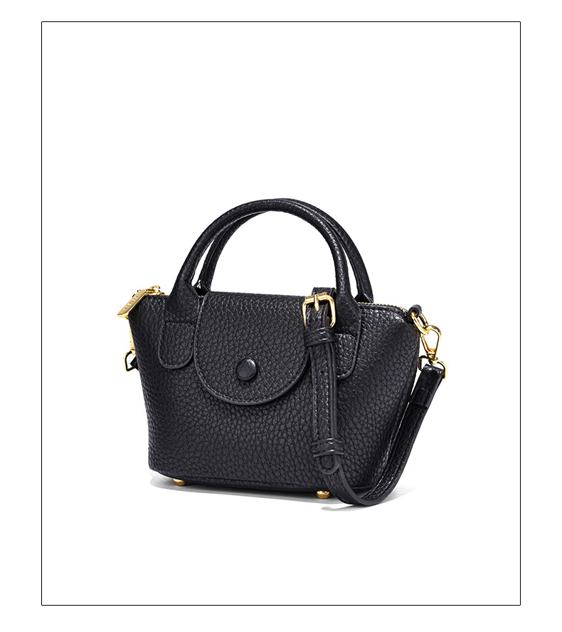 Panier à légumes de niche haut de gamme, mini sac à motif litchi, sac à bandoulière portable à la mode pour femmes, nouvelle collection 2023_voghion.com