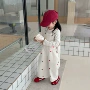 韩国长袖春秋爱心背带裤