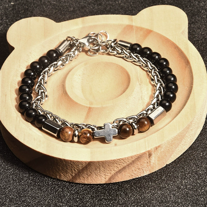 (Cross-border trading), bracelet stainless steel, beads, accessory, jewelry