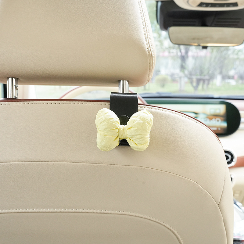 Gancho de coche de dibujos animados Gancho de coche de almacenamiento de acabado de bricolaje creativo Gancho de decoración conveniente en la parte posterior del asiento del coche