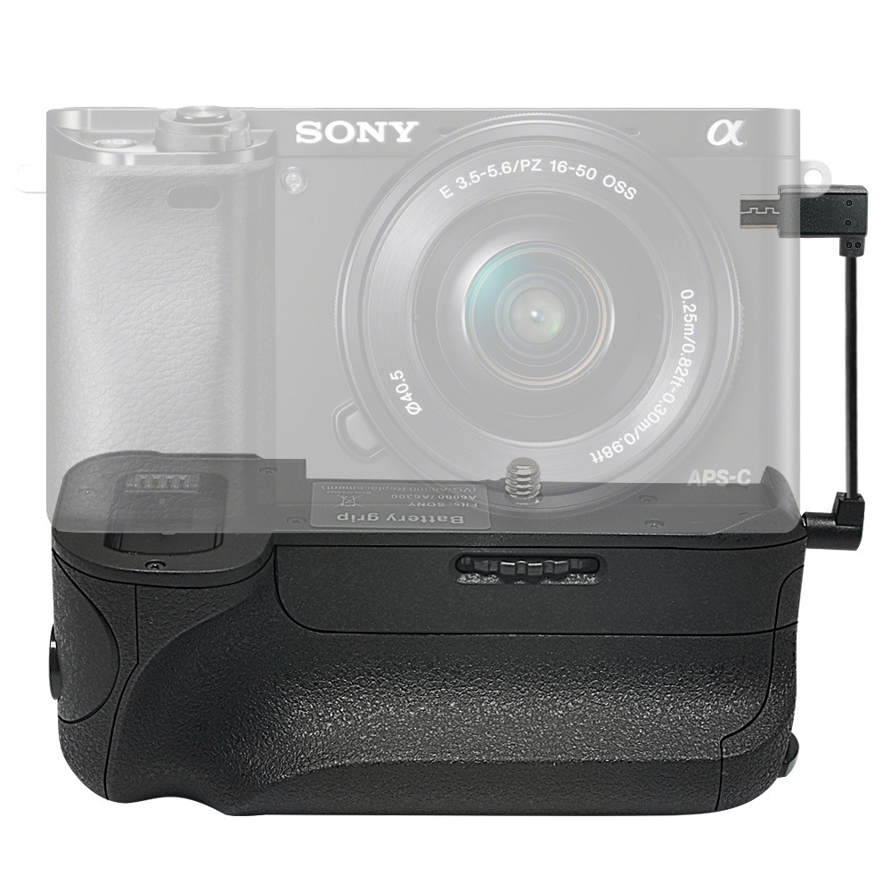 BG-A6000/6300 para A6000/A6300 slr cámara de disparo vertical manija de la batería