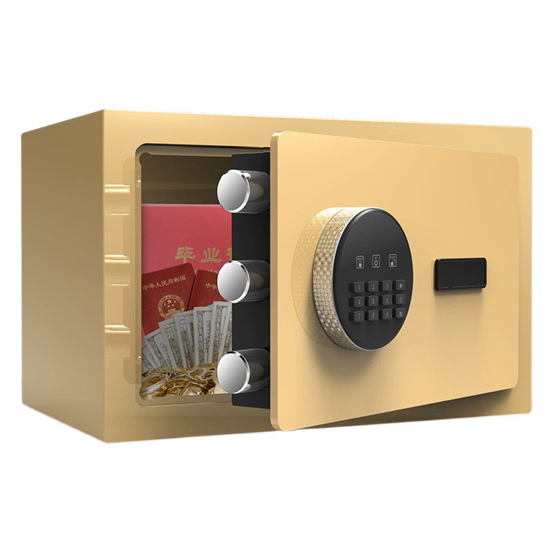 Электронный сейф с паролем Бытовой Сейф box20cm High Export Small Mini Safe Противоугонный Сейф