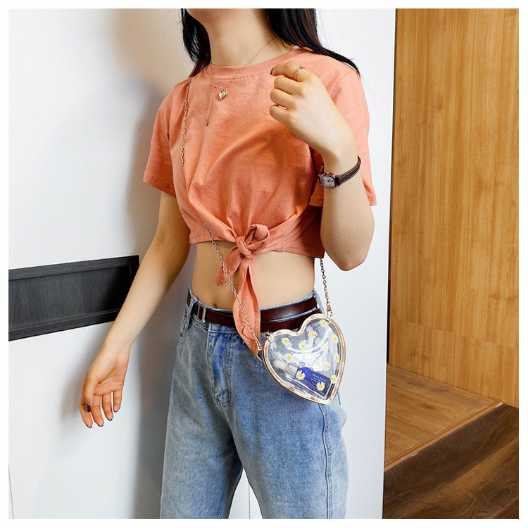 Women's Mini PVC Daisy Streetwear Lock Clasp Crossbody Bag display picture 10