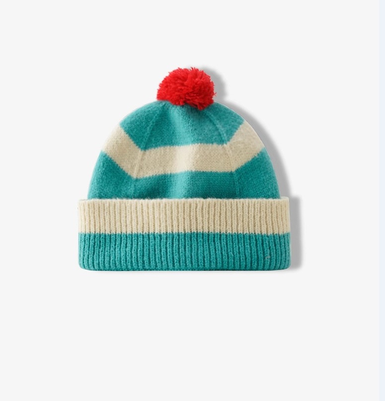 Sweet, Classic Style Style Unisex Sweet Classic Style Stripe Eaveless Wool Cap