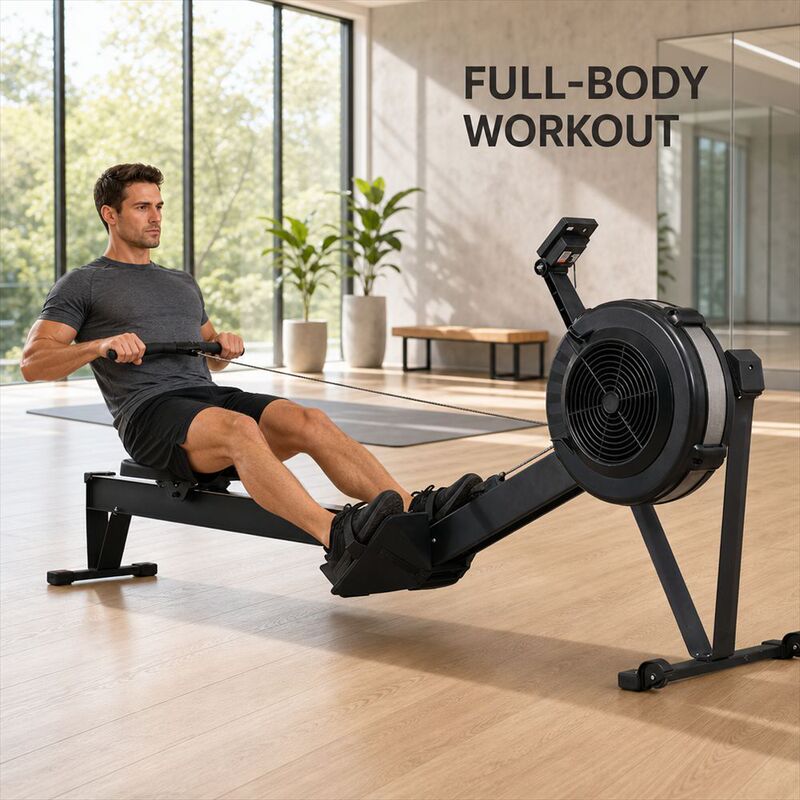 Best-selling air resistance rowing machine for home and commercial gym training fitness equipment air rower Best-selling air resistance rowing machine for home and commercial gym training fitness equipment air rower