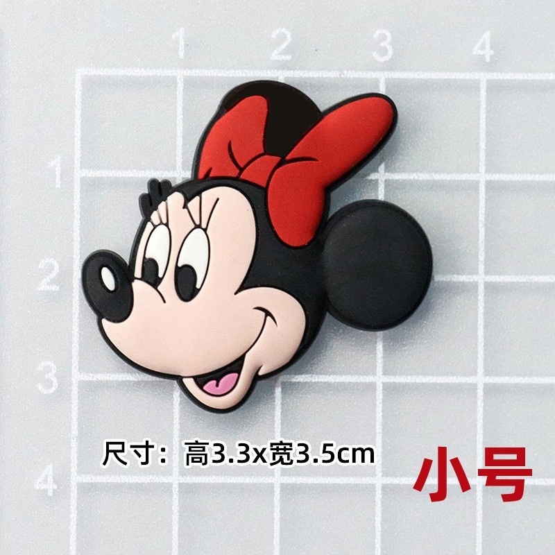 大小ミッキーミニーミッキーマウス DIY 漫画装飾アクセサリー携帯電話ケースパッチ下駄スリッパバックルステッカー|undefined