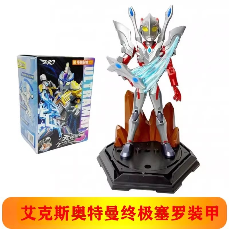 ワンダフルビルディングブロック ウルトラマンインフィニットエディション ゼロ2弾 ブラインドボックス啓発 新製品指定モデル セロ人形|undefined