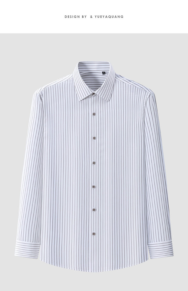 Áo sơ mi nam dài tay 100% cotton 200 sợi chống nhăn họa tiết kẻ sọc kẻ caro phong cách công sở — Họa tiết kẻ caro hồng đào - Tay dài - Cổ cài khuy 301, Kẻ caro nâu xanh - Dài tay - Cổ cài khuy 309, Kẻ sọc xanh lá - Tay dài - Cổ cài khuy 307, Lan Tiểu Cát - Áo dài tay - Cổ cài khuy 308 chi tiết 23