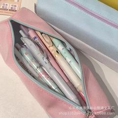 ダブル色合わせ収納ペンケース大容量分類シンプル中高生試験専用鉛筆ケース文房具ペンケース