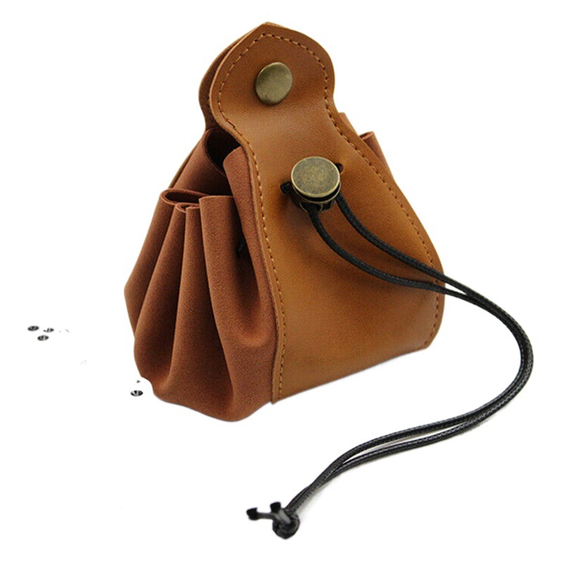 En stock pu cuero juego tamiz paquete bolsillo escritorio dados bolsa de almacenamiento de cuero tamiz bandeja de almacenamiento