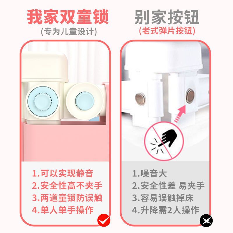 Valla de cuna para bebé, cama para bebé, caída fronteriza, valla protectora general, barandilla de cama antideflector, un lado, dos lados, fábrica de tres lados