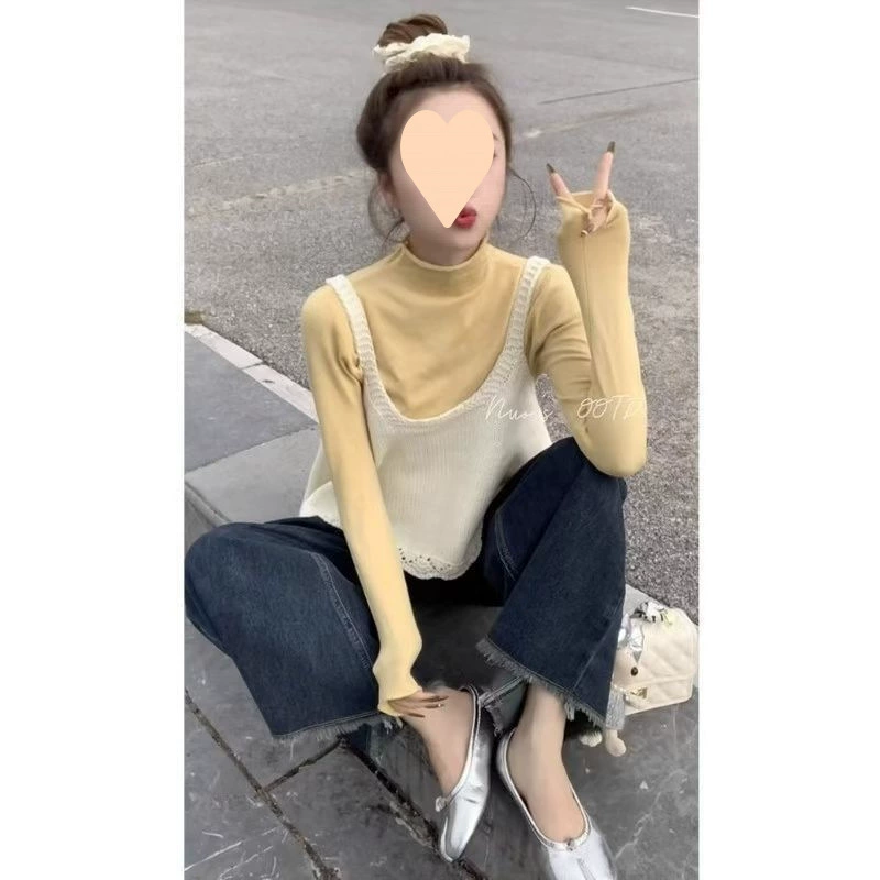 Милая футболка, топ с чашками, корейский стиль, свободный крой