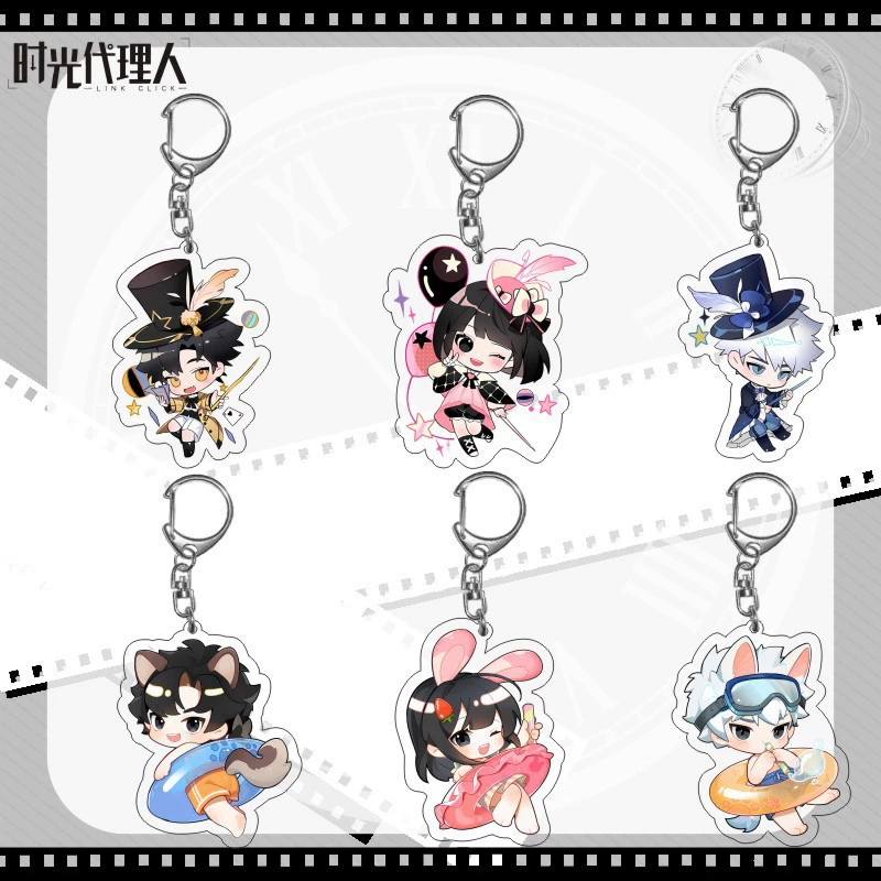 Cartoon acrylic double-sided pendant, keychain