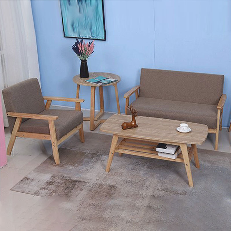 Mesa pequeña redonda cuadrada de la habitación de alquiler, mesa de centro simple, mesa de negociación al por mayor, mesa auxiliar, sala de estar, sofá, esquina