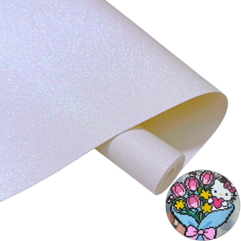 Shalen Leather Wholesale Small Roll Fine Glitter Patchwork Fabric 30*132cm Eco-friendly High-temperature Formaldehyde-free CMA Shalen Leather Wholesale Small Roll Fine Glitter Patchwork Fabric 30*132cm Eco-friendly High-temperature Formaldehyde-free CMA