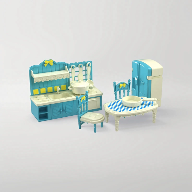 Детский игровой домик, серия мебели для симуляции, кастомизируемая трансграничная мебель для интерьера, набор кукол, цена договорная