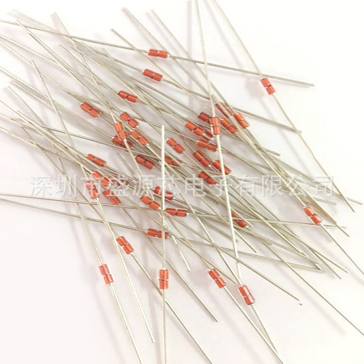 厂家供应 电饭锅芯片中功率玻璃釉膜 MF58玻封热敏电阻ntc