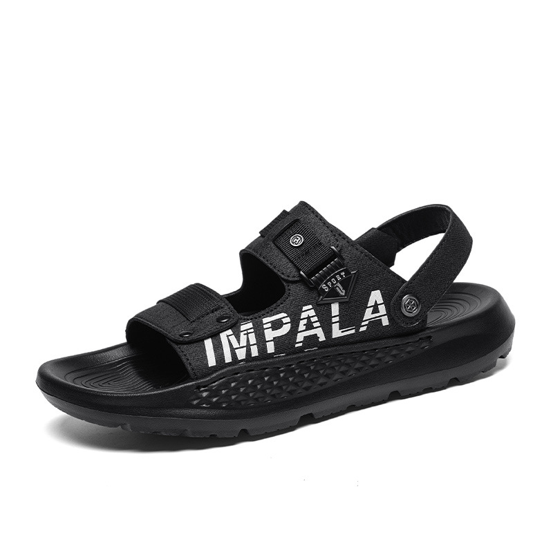 Zapatillas de hombre de verano nuevo antideslizante anti-desgaste de ropa exterior suave marca de moda deportiva casual sandalias de tamaño grande para hombres 46