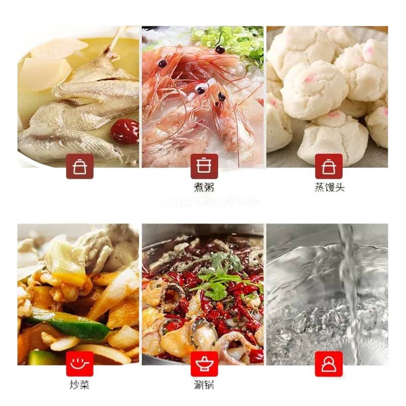电热锅多功能家用炒菜电炒锅一体插电大容量不锈钢电锅蒸煮炖火锅|undefined