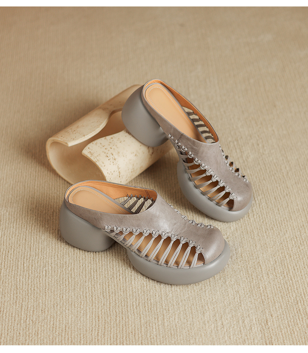 Sandal cao gót nữ mũi nhọn quai ngang phong cách cổ điển, gót 6 cm — đen chi tiết 18
