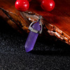 Quartz, organic crystal, agate bullet, pendant, necklace, Amazon