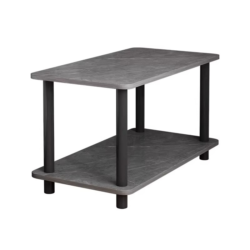 Mesa de té simple y moderna sala de estar casera doble sofá lado cuadrado dormitorio simple estante de cabezal de cama