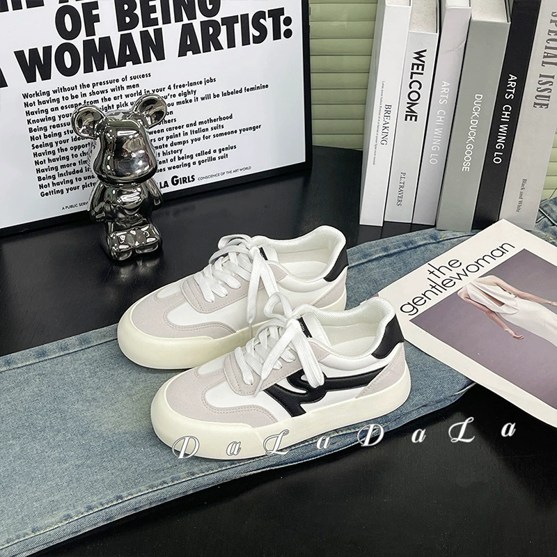 Женские кроссовки G1396 на толстой подошве, моральные тренировочные кроссовки, весна 2025, новые, из канваса, нишевый оригинальный дизайн, ретро