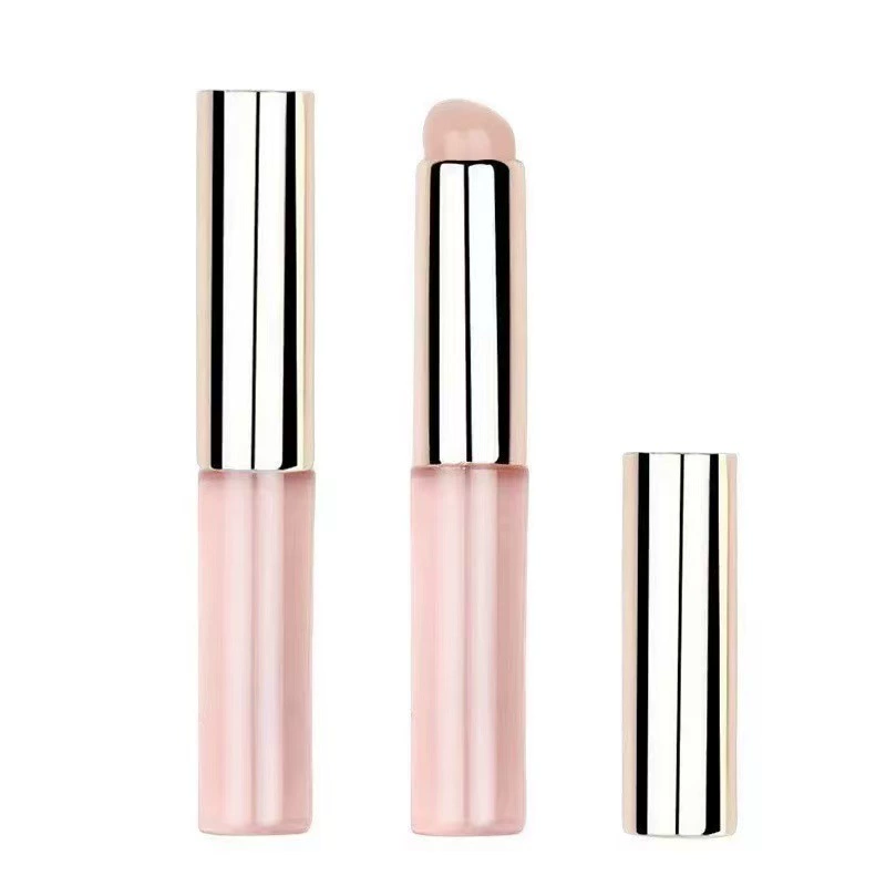 Silicone handheld foundation, lipstick, lip gloss, brushless brush