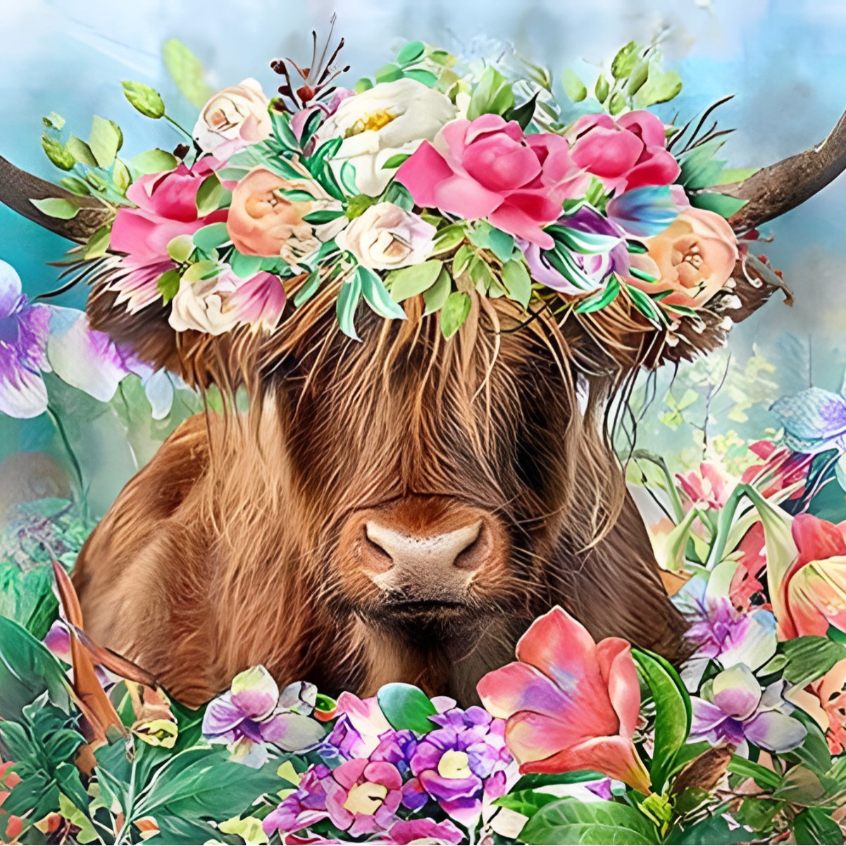 Diamante 5D dibujo de mano full diameters diy pegatinas de cristal animal pegatinas de pintura decorativa personalizada gemas de diamante al por mayor