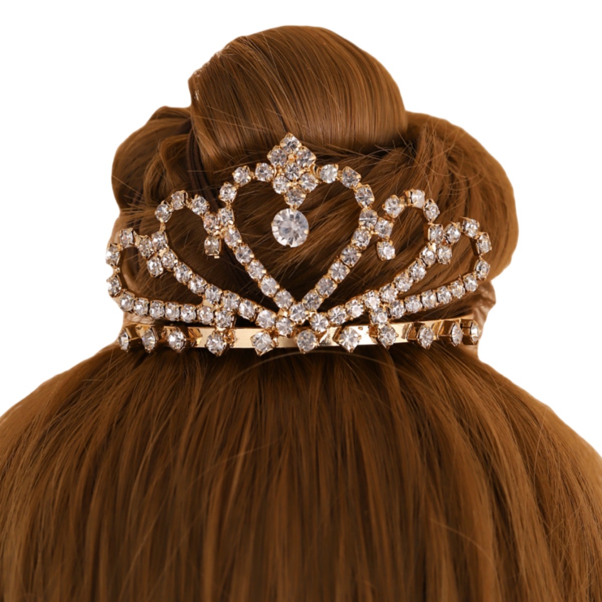 Comercio Exterior Accesorios de la corona de los niños rhinestone accesorios para el cabello corona peine del pelo Holiday Watch performance insertar peine tocado entrega de una pieza