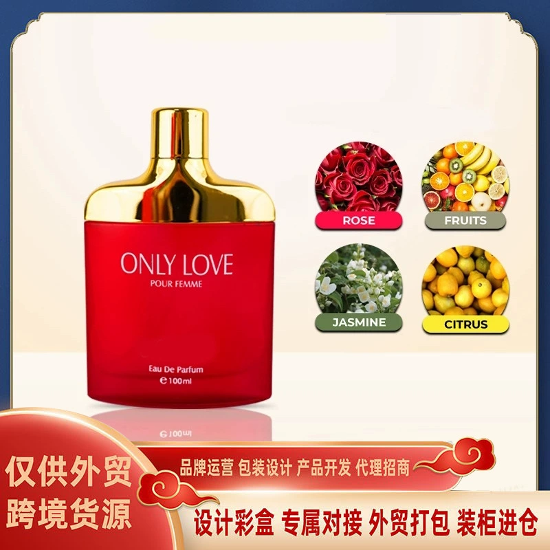 Оптовая торговля на внешнем рынке: популярные женские духи 100 мл с цветочно-фруктовым ароматом, долговечная туалетная вода для трансграничных продаж в Юго-Восточной Азии.