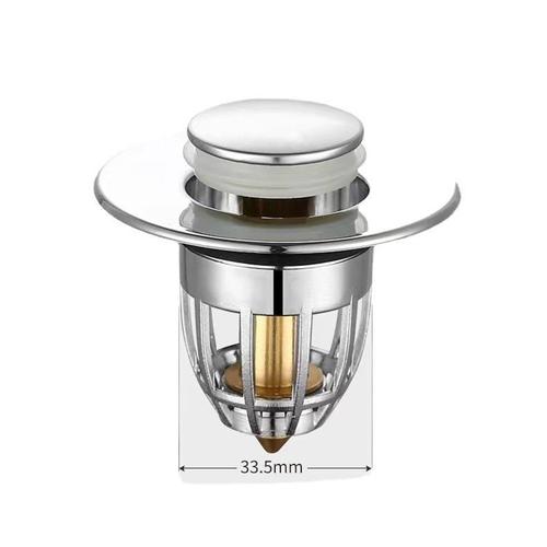 Bouncing drain, spring core, washbasin basin leaking stopper, basin drain press filter basket accessory
