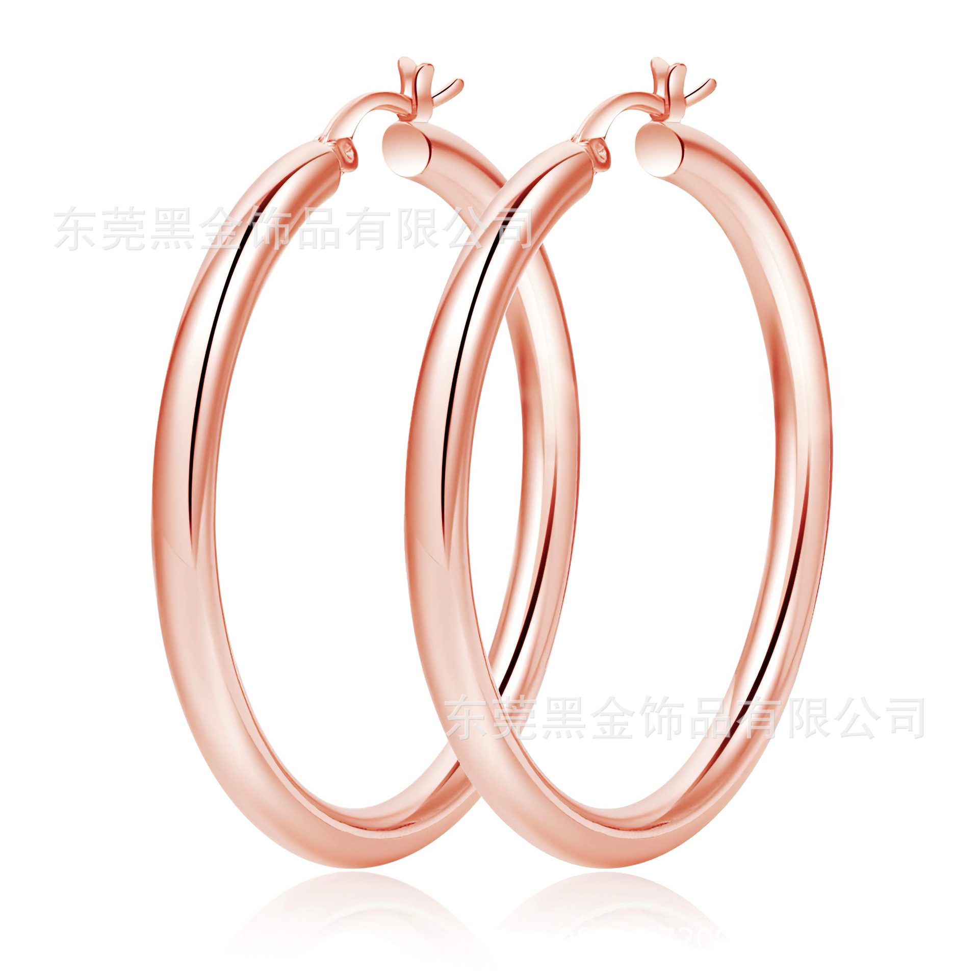 Golden, pink gold, 4mm, 50mm