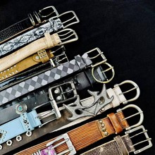 头层树膏牛皮皮带定制高档企业礼品logo小众品牌原创设计师腰带男