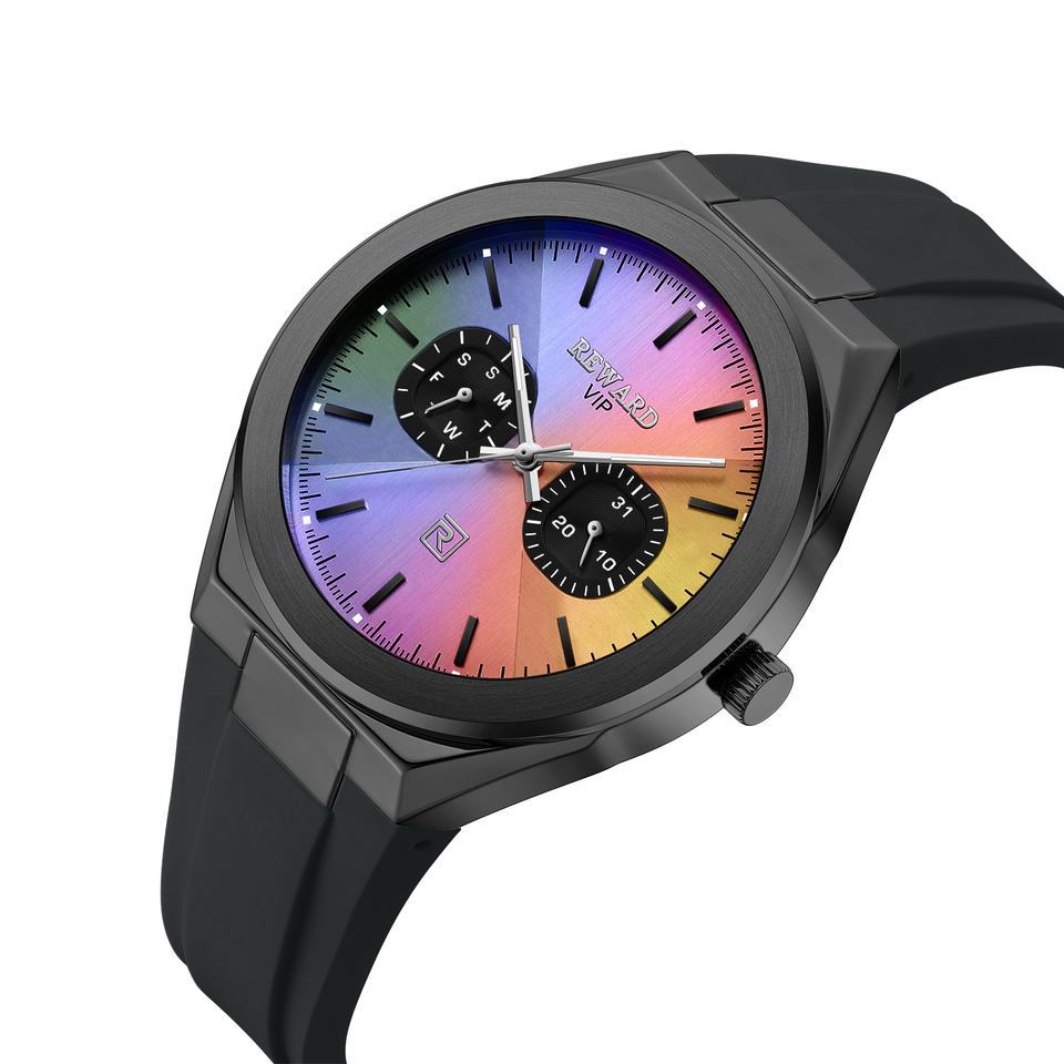 Reward Men's Sports Watch Waterproof Luminous Quartz Watch Cool Color Dial Student Watch New Men's Watch