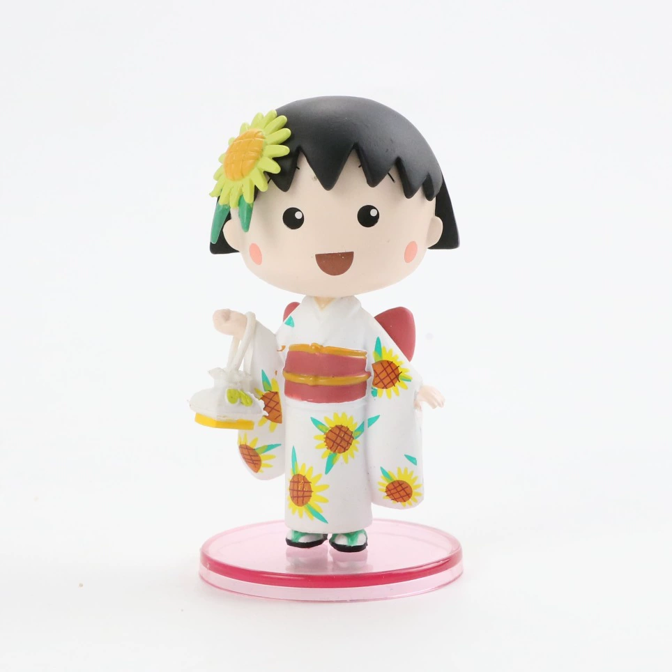 Six kimono small ball tide play ornaments cherry small ball child fun Ins hand -made blind bag car desktop decoration