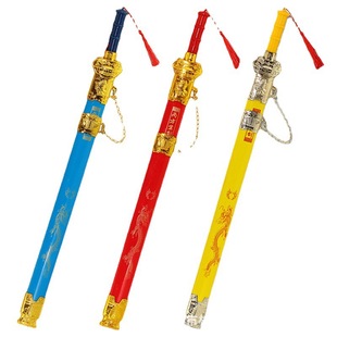 Electroplating Shangfang sword scenic spot Temple Fair hot selling toys wholesale performance weapon model bamboo crafts sword