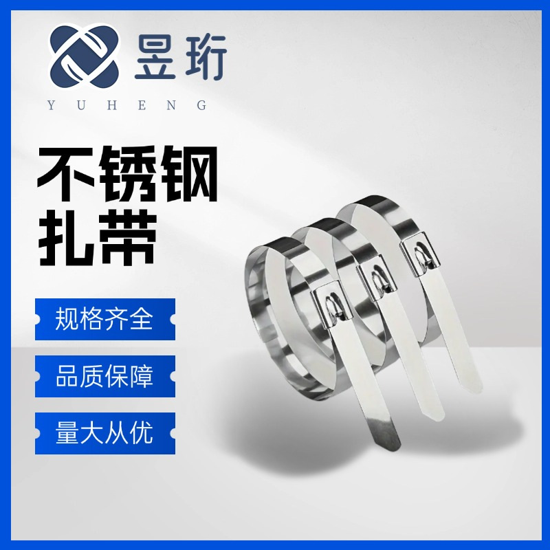 不锈钢扎带自锁式扎带现货耐高温耐腐磨船用金属扎带