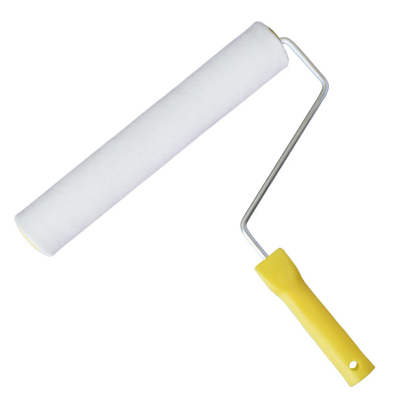 12 pulgadas lana real cepillo de pintura de pelo corto 30 cm alargado cepillo de rodillo de pared de piso rodillo de un agente