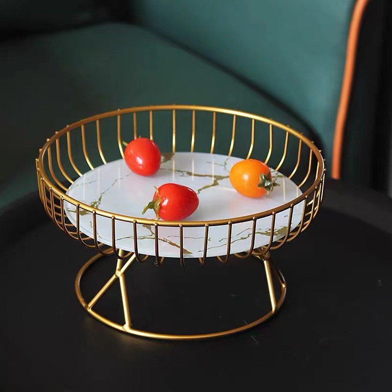 Nórdico plato de fruta Placa de exhibición de vidrio simple sala de estar mesa de café hogar pastel creativo postre merienda plato