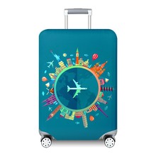 3D印花箱套行李箱保护套拉杆旅行箱外套防尘