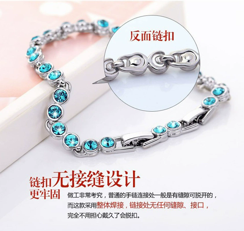 Маленькое дизайнерское украшение, crystal bracelet, корейский стиль, тренд сезона