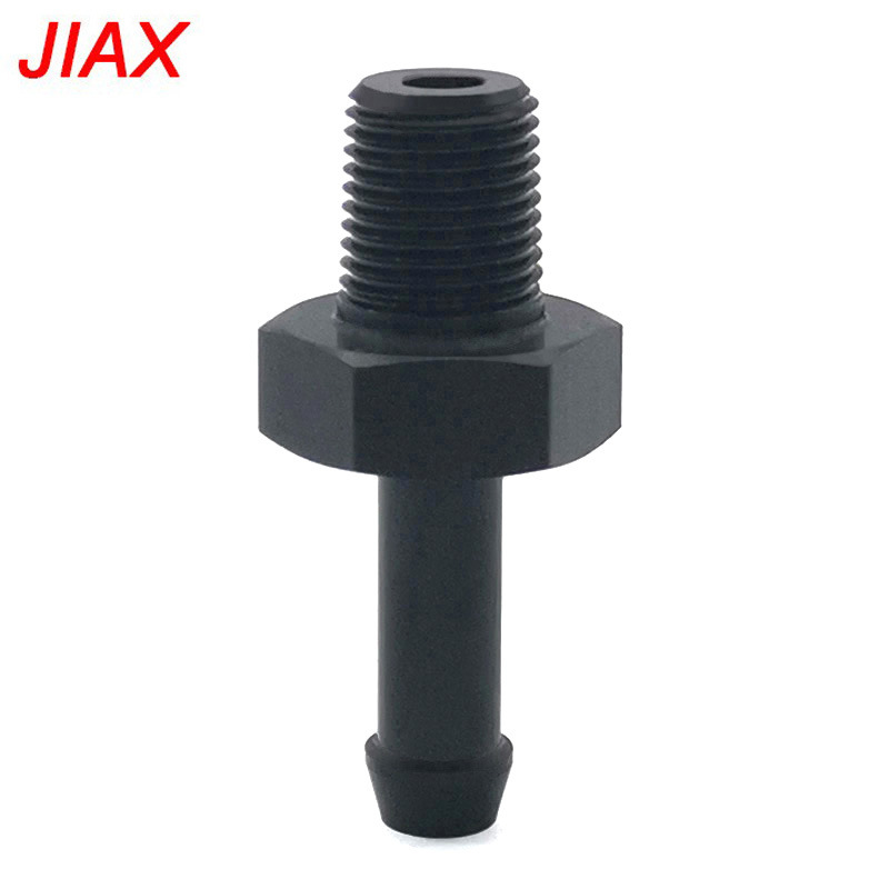Transfronterizo exclusivamente para automóviles de aluminio 1/8NPT roscado a 1/4Barb púa adaptador de conexión de tubería de combustible