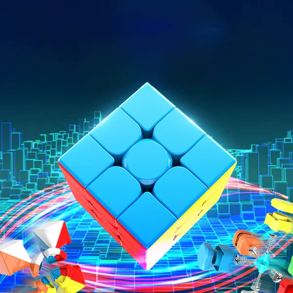 Magic Domain Rubik's Cube Classroom Enchantment Dragon 3 Rubik's Cube Black Enchantment Dragon 3 Professional Competition Third-order Rubik's Cube Smooth Third-order Toy