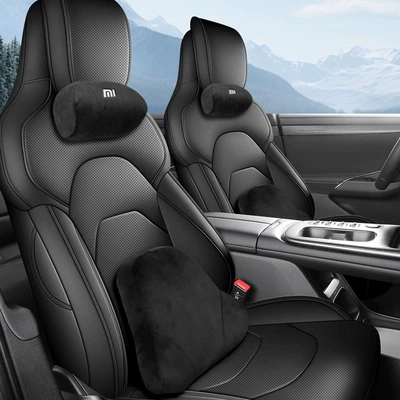 Modelə uyğun (Original) oturacaq örtükləri – Seat Cushion Cover - shining-black-comes-with-1-set-of-headrest-and-waistrest-dedicated-car