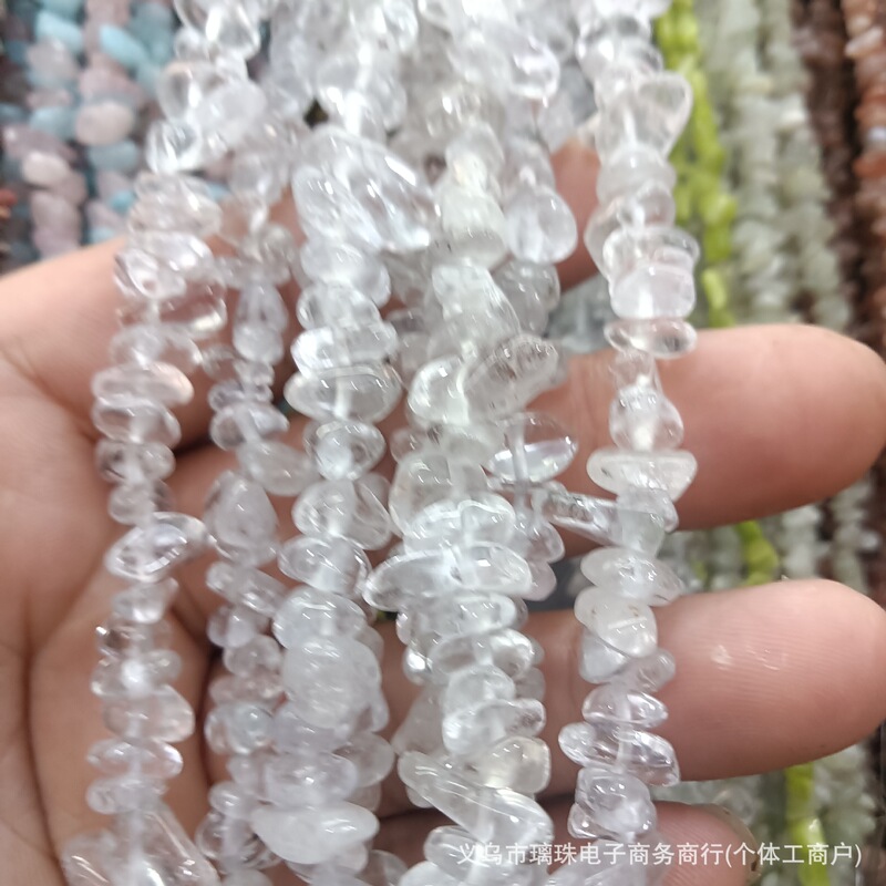 天然水晶瑪瑙砂利原石 diy ジュエリーアクセサリーブレスレットビーズクリスタル消磁石砂利卸売|undefined