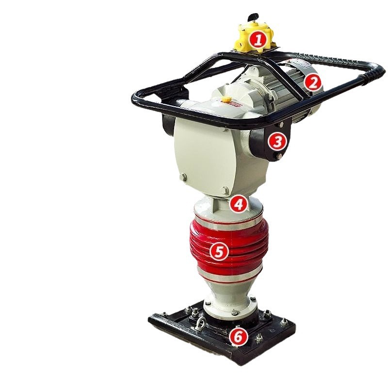 compactor de impacto de carretera diesel gasolina compactor eléctrico compactor de cimentación vibratorio de asfalto compactor de vibración vertical compactor de suelo