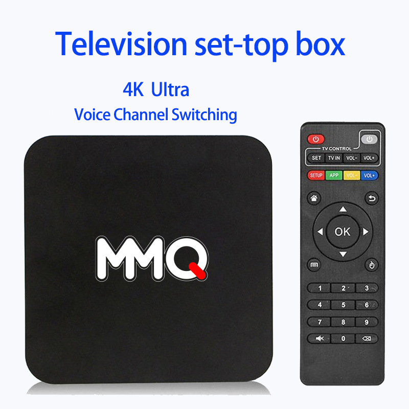 Foreign Trade Home Smart Wifi Network Player 2024 New Tv Set-Top Box Hd Voice Control